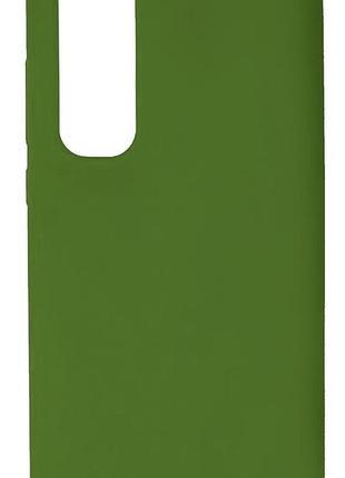 Чехол silicone case camera protective для xiaomi mi note 10 lite (25) хаки зеленый khaki 2