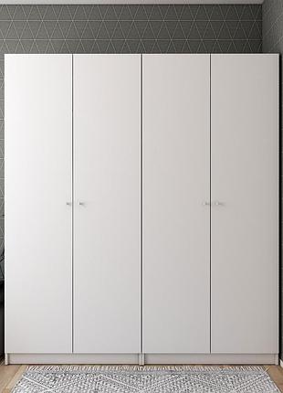 Комплект шкафов для одежды doros промо (2 шт.) 180х48х204 см белый (drs-011207)