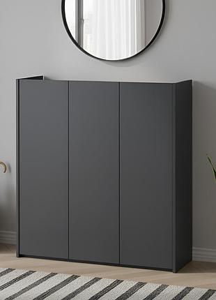 Тумба для взуття doros кассель графіт 3 дсп 97х40х110 (drs-011821)