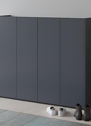 Тумба для взуття doros кассель графіт 4 дсп 128х40х110 (drs-011826)