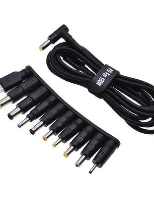 Набір перехідників для ноутбука + кабель 100w pd type-c на dc5525 (dc 5.5x2.5mm)