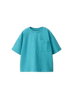 Дитяча футболка zara з кишенею, розмір 116 см