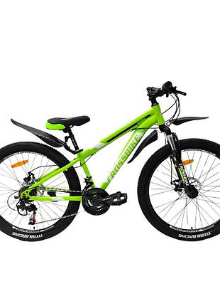 Велосипед crossbike storm 26" 13" зелений