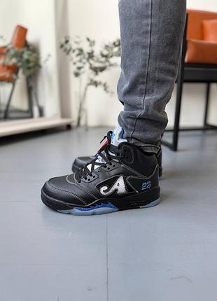 Nike air jordan 5 awake ny blue black