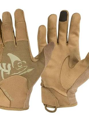 Рукавички тактичні helikon all round fit tactical для сенсорів, койот