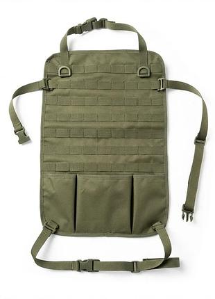 Органайзер с molle для спинки кресла в автомобиле specprom. олива (00000006206)