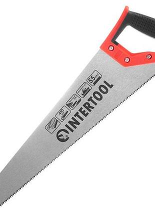 Ножовка по дереву intertool - 450мм x 7t x 2d