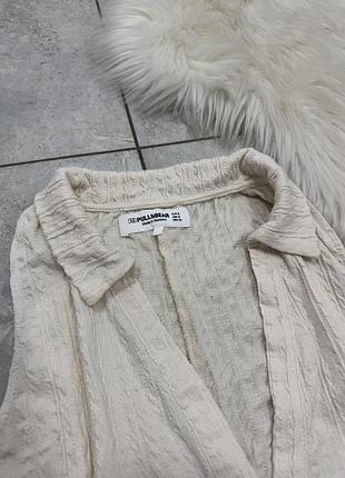 Блуза pull&bear молочна 4