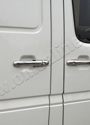Накладки хромированные на ручки (4шт) mercedes-benz sprinter/vito 638/volkswagen lt 1996-2006, omsaline, 4722041