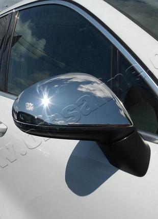 Накладки хромированные на зеркала (2шт) volkswagen touareg 2010-, omsaline, 7533111