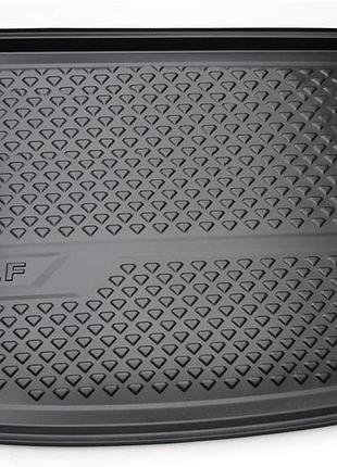 Оригинальный коврик в багажник volkswagen golf 7 2013-, резино-пластик, vag 5g0061161