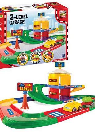 Игровой набор "play tracks garage" (2 этажа)