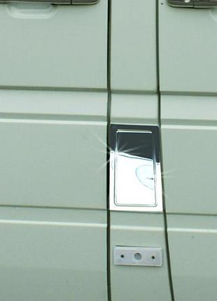 Накладка хромированная на лючок бензобака mercedes-benz sprinter/volkswagen lt 1996-2006, omsaline, 4722071