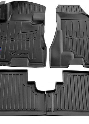 Коврики в салон hyundai tucson jm 2004-2012, с бортом, полиуретан, 4шт, stingray, 5009174