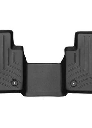Коврики в салон volkswagen touareg 2019- второй ряд, черные weathertech 4414882im