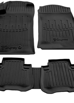 Коврики в салон toyota land cruiser prado 120 2002-2009/lexus gx 2002-2009, с бортом, полиуретан, 5шт, stingray, 5022095