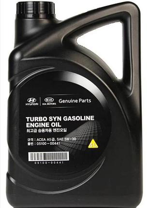 Моторное масло hyndai/kia mobis turbo syn gasoline 5w-30, 4л hyundai/kia 0510000441