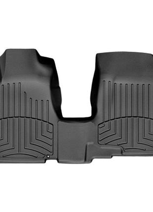 Коврики в салон honda cr-v 2007-, с бортом, сплошной, передние, черные, weathertech 443191