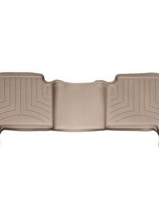 Коврики в салон land rover range rover sport 2005-2013, с бортом, задние, бежевые, weathertech 453622