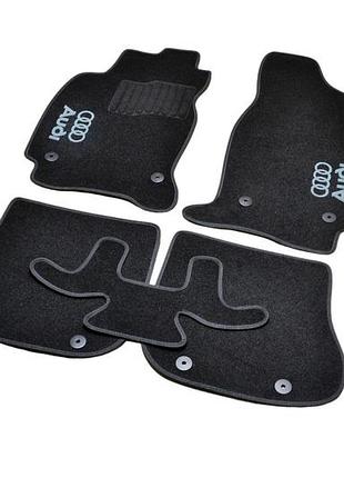 Коврики в салон (ворсовые) audi a4 b5 1994-2001, черные, 5шт, avtm blccr1015