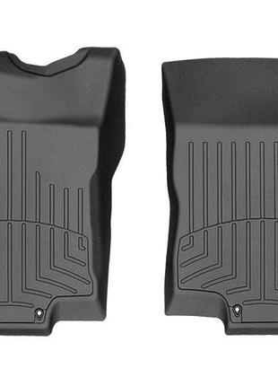 Коврики в салон nissan rogue sport 2017-, передние, черные, weathertech 4411721