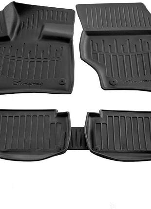 Коврики в салон audi q7 4l 2005-2015, с бортом, полиуретан, 5шт, stingray, 5030055