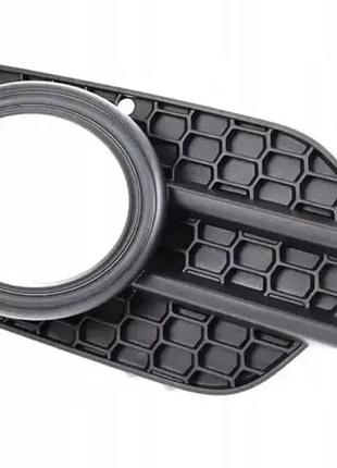 Решетка бампера volkswagen tiguan 2007-2011, с отв. п/тум., левая, avtm, 187114913