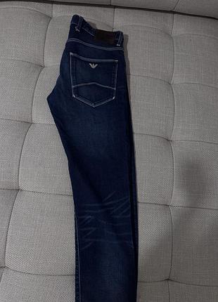 Джинси  чоловічі сині armani jeans 21/34