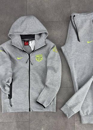 Спортивный костюм nike tech fleece barcelona/костюм найк теч флис