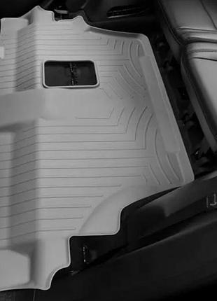 Коврики в салон mazda cx-90 2024 high performance, третий ряд, серые weathertech 4618135im