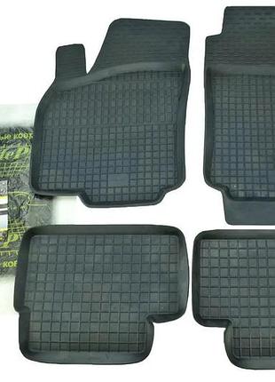 Коврики в салон opel astra g 1998-2004, с бортом, 4шт, polytep, 64765