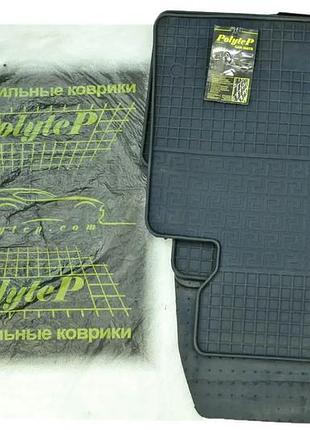 Коврики в салон hyundai santa fe 2013-, 4шт, polytep, 78419