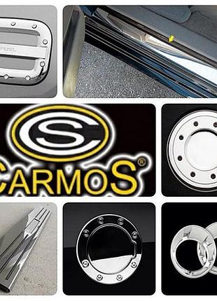 Накладки хромированные на ручки (4шт) honda civic sd 2006-2011, carmos, 6458375