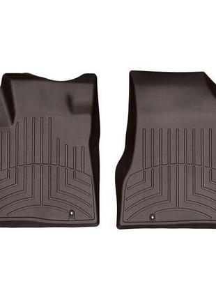 Коврики в салон nissan murano 2016-2020, с бортом, передние, какао, weathertech 4713881