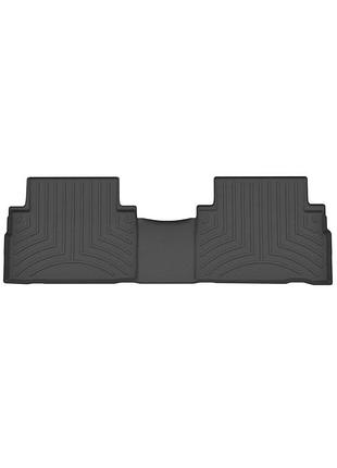 Коврики в салон hyundai santa fe 2021-, hybrid, задние, черные, weathertech 4416772