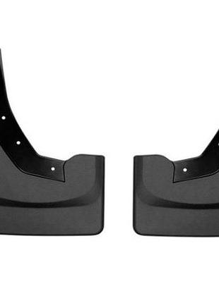 Брызговики dodge ram trx 1500 2021- задние, черные, 2шт weathertech 120137