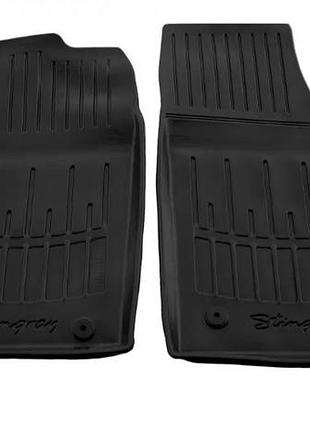 Коврики в салон peugeot partner/citroen berlingo 2 2008-2018, с бортом, полиуретан, 2шт, stingray, 5016012