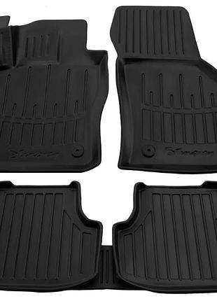 Коврики в салон volkswagen golf 7 2012-2020/seat leon 2012-2019/audi a3 2012-/skoda karoq 2018-, с бортом, полиуретан, 5шт,