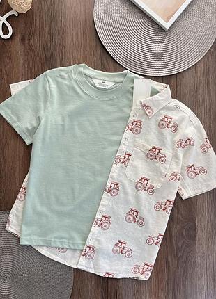 Сорочка  футболка для хлопчика 10 років 140р c&a h&m