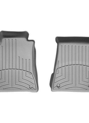 Коврики в салон mercedes-benz e-class w211 2003-2009, с бортом, передние, серые, weathertech 461731