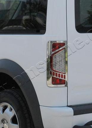 Накладки хромированные на стопы (окантовка) (2шт, abs-хром) ford torneo connect 2009-, omsaline, 2622101