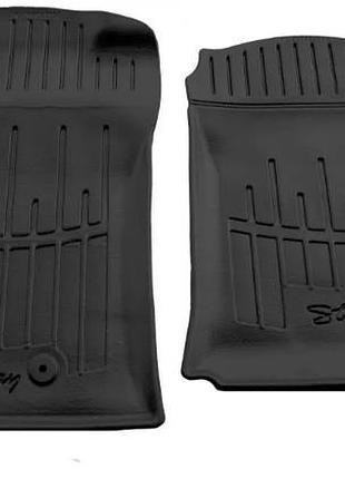Коврики в салон toyota land cruiser prado 120 2002-2009/lexus gx 2002-2009, с бортом, полиуретан, 2шт, stingray, 5022092
