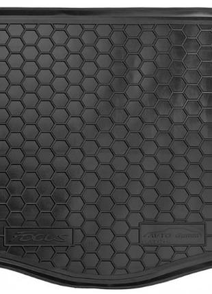 Коврик в багажник ford focus hb 2011-, с докаткой, 111217 avto-gumm