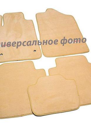 Коврики в салон (ворсовые) audi q7 2006-2015, premium, бежевые, avtm bglx1033