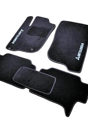 Коврики в салон (ворсовые) mitsubishi pajero sport 2008-2015, черные, 5шт, avtm blccr1402