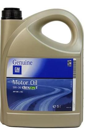Моторное масло gm dexos 1 5w30, 5л general motors 95599877