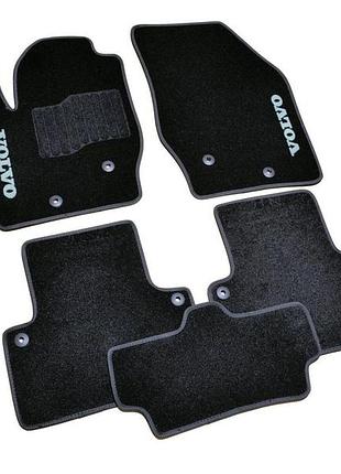 Коврики в салон (ворсовые) volvo xc90 2002-2015, черные, avtm blccr1710