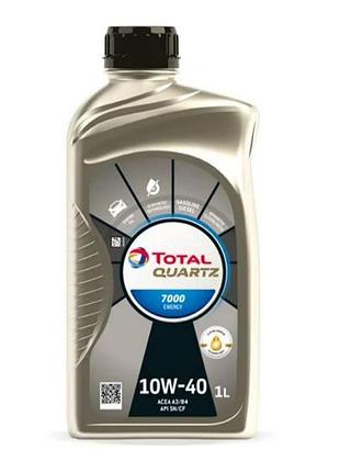 Моторное масло total quartz 7000 energy 10w-40 1л total 214112