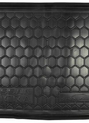 Коврик в багажник nissan micra 2013-, 111322 avto-gumm
