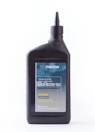 Трансмиссионное масло mazda rear differential oil 80w-90 gl-5 1л mazda 00007780w9qt